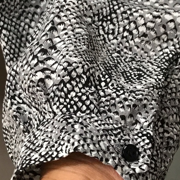 Joie Snakeskin Printed Silk Top Python Blouse - Picture 4 of 8